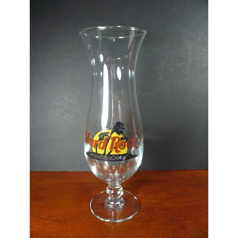 Hard Rock Cafe New York Hurricane Glass